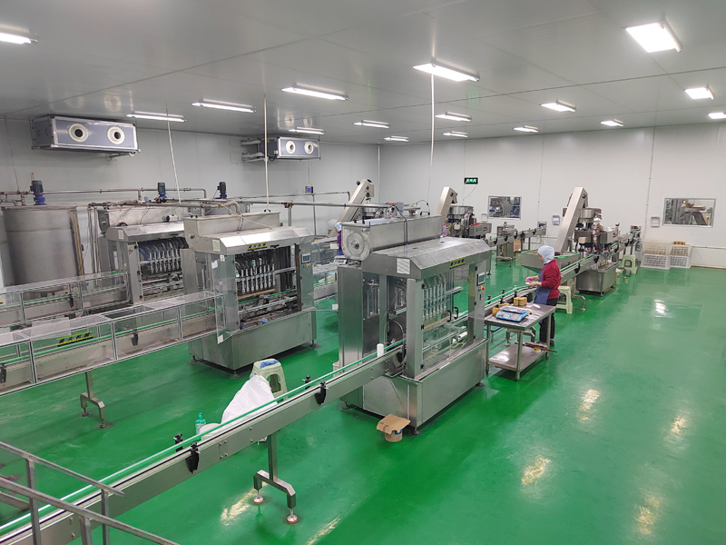 自動(dòng)醬料灌裝生產(chǎn)線裝配車間